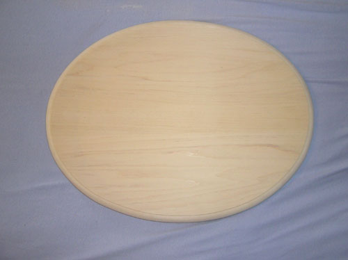 Oval Basswood Plaque 11" x 14"
